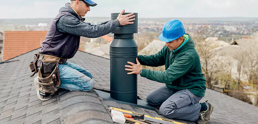 Chimney Flashing Replacement for Storm Damage in Oklahoma City